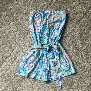 Lilly Pulitzer Romper with belt XXS